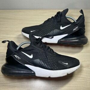 Nike Air Max 270 Men's Sneakers Black/White Size 11 Gym Running Workout Shoes